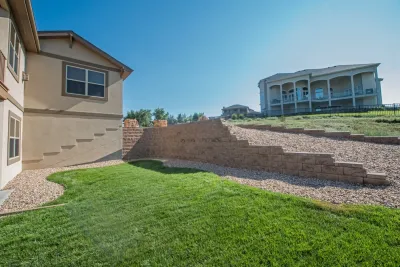 Retaining Wall — Landscape Construction project by All Terrain Landscaping