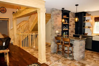 Kaler's Cabin Retreat - Crystal Spring, PA — Custom Home Builders project by Musser Home Builders, Inc.