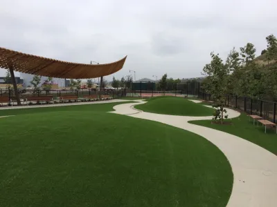 Bluff Creek Dog Park - Playa Vista by Allstate Landscape & Southwest Greens