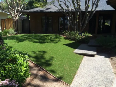 West Los Angeles Residence - Front Yard — Landscape Construction project by Allstate Landscape & Southwest Greens in Los Angeles