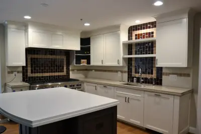 Arnold, MD Kitchen Renovation with White Shaker Style — Custom Home Builders project by Evergreen Building Group, LLC.