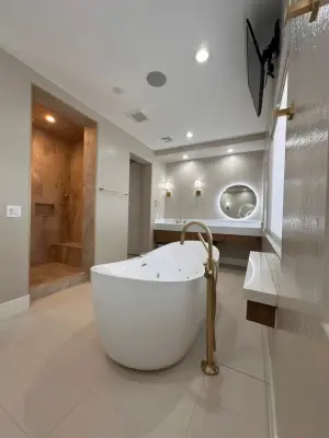 Kittah Primary Bath — Custom Home Builders project by Fairless Homes LLC