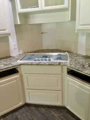 French Countryside Farmhouse — Kitchen Remodeling project by B&L Marble Co. Inc