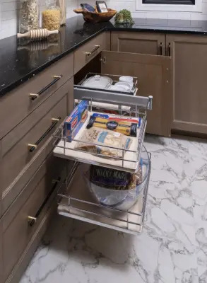 Completely Accessible Pantry — Kitchen Remodeling project by Edmond Kitchen & Bath LLC