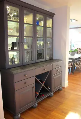 Cabinet Hutch — Kitchen Remodeling project by Muckridge Custom Kitchen And Bath Renovations