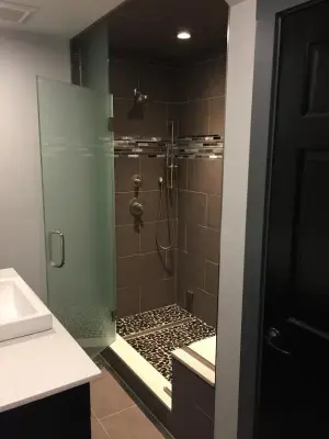 Modern Bathroom — Kitchen Remodeling project by Hershey Handyman
