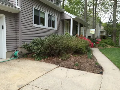 Arnold, MD Front Porch Renovation — Landscape Construction project by AMJ Lawn And Landscape, Inc.