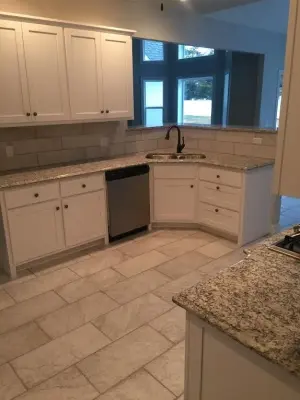 White Kitchen Cabinets — Kitchen Remodeling project by Hershey Handyman