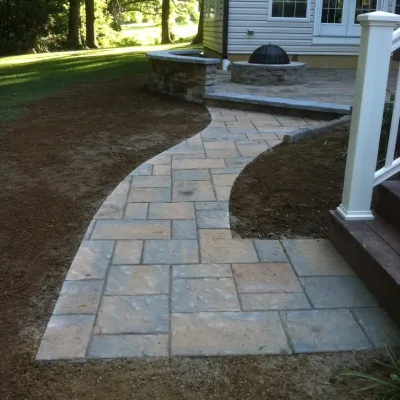 Arnold MD Family Gathering Place — Landscape Construction project by AMJ Lawn And Landscape, Inc.