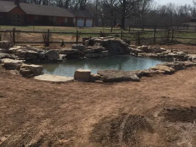 Natural Pools — Landscape Construction project by Anderson Pond Design