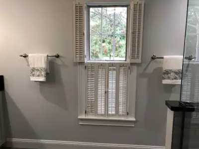 Shower with glass and tile — Kitchen Remodeling project by HM Remodeling