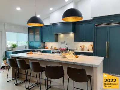 Glendora Kitchen and Living Area Renovation — Kitchen Remodeling project by Anderson Reconstruction, Inc