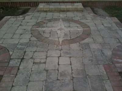 paver walkways — Landscape Construction project by Apex Landscape And Brick Services LLC