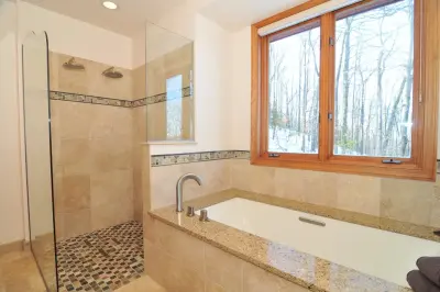 Elegant Hubertus Master Bath Sanctuary — Kitchen Remodeling project by Advantage Design + Remodel
