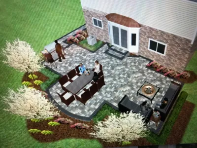 3-D Patio Designs by Apex Landscape And Brick Services LLC