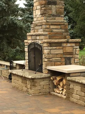 milford project 2009 — Landscape Construction project by Apex Landscape And Brick Services LLC