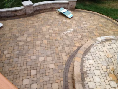 northville patios — Landscape Construction project by Apex Landscape And Brick Services LLC