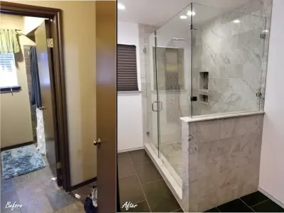 Renovation of the Guest Bathroom — Kitchen Remodeling project by 512 Remodel