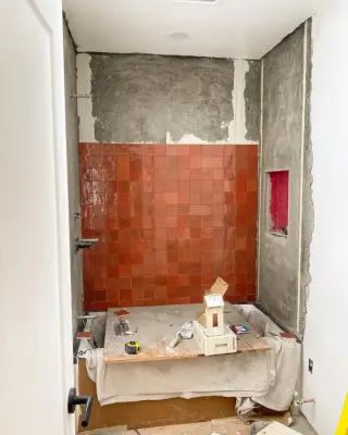 Dabito's Guest Bathroom Renovation in Collaboration with Home Depot Home Services — Kitchen Remodeling project by American Home Remodeling