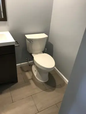 powder room — Kitchen Remodeling project by Stronghold Remodeling