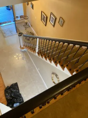 Handrail Improvements — Kitchen Remodeling project by Leveled Touch Home Improvements