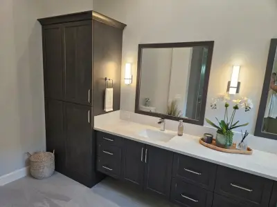 Harcum Residence Main Bathroom by Royal Constructors Of Naples