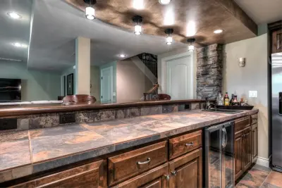 Stone Spectacular Home Bar — Kitchen Remodeling project by NextGen Remodeling LLC