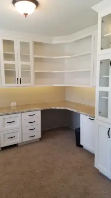 Turlock Home Office — Kitchen Remodeling project by TCW Fine Cabinetry | Tony's Custom Woodworks