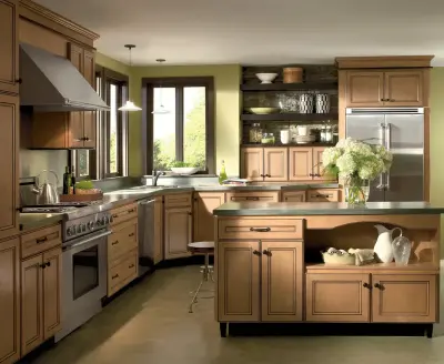 Renovated Kitchens Featuring MasterBrands Homecrest Cabinets — Kitchen Remodeling project by The Decor Center