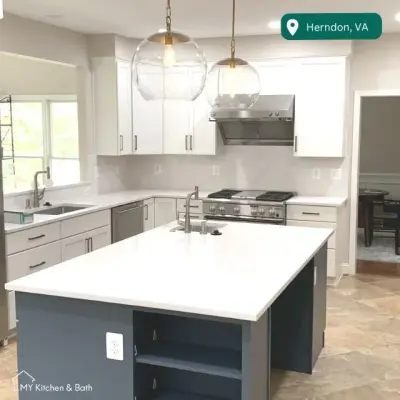 Island Preparation Sink — Kitchen Remodeling project by My Kitchen And Bath
