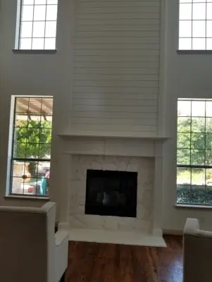 Fireplace and Paint Refresh — Kitchen Remodeling project by Artisan Tile Remodeling