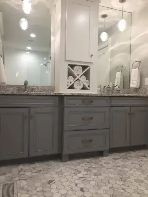 Jones Hall Restroom-OKC — Kitchen Remodeling project by Kitchen Bath Gallerie