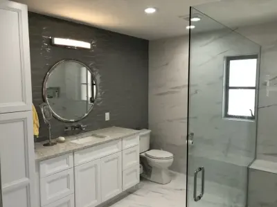 Bathroom Renovation (Before and After Images) — Kitchen Remodeling project by CMK Construction