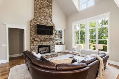 Indoor fireplaces — Landscape Construction project by Ayers Hardscapes & Landscapes LLC