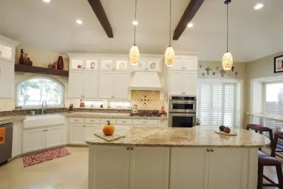 Katy Culinary Space and Powder Room — Kitchen Remodeling project by Vick Construction & Remodeling