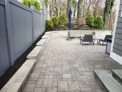 Fresh Mulch and Spring Cleanup — Landscape Construction project by B & B Outdoor Solutions LLC in Newton