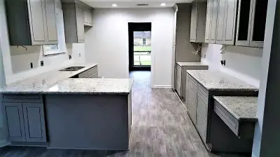 GRAY CABINET FOR THE KITCHEN — Kitchen Remodeling project by Lakewood Home Elements