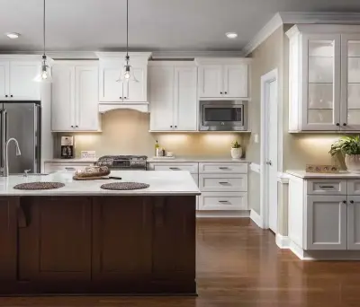 Classic Kitchen with Spacious Center Island — Kitchen Remodeling project by Rafael Inc