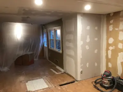 kitchen lounge, basement stairs — Kitchen Remodeling project by Spencer Remodeling