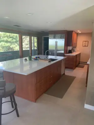 Contemporary Rift Oak Cabinetry — Kitchen Remodeling project by Enchantment Design & Remodeling, LLC