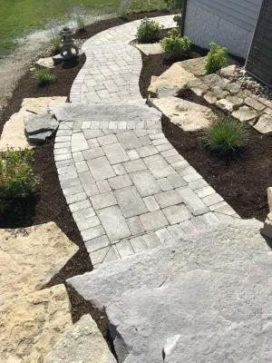 Walkways & Entries — Landscape Construction project by Barkman Landscaping INC