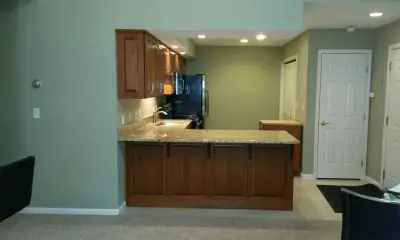 Kitchen Renovation with Cabinet Refacing and New Installations — Kitchen Remodeling project by Kitchen Solvers Of Fort Wayne & Toledo