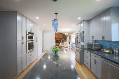 Sterling VA Kitchen Renovation with Custom Cabinetry and Island — Kitchen Remodeling project by Virginia Kitchen & Bath