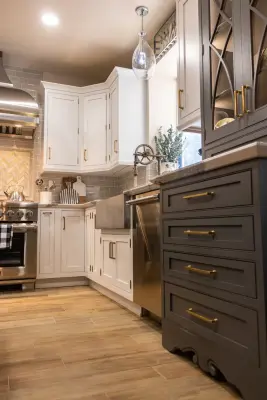 Dynasty Maple Plainfield Beaded Battleship — Kitchen Remodeling project by Kitchens Etc. Of V.C.