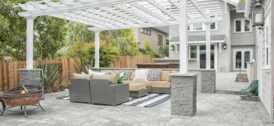 Cozy Patio Design — Landscape Construction project by Bastion Construction Services Inc.