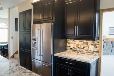 Elegant Ebony Kitchen — Kitchen Remodeling project by JM Construction