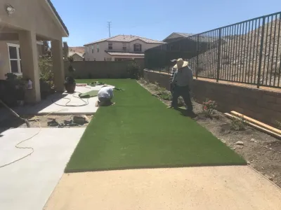 Backyard remodel — Landscape Construction project by Bell Remodeling And Construction in Lancaster