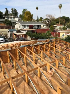 Re-roofing job — Landscape Construction project by Bell Remodeling And Construction