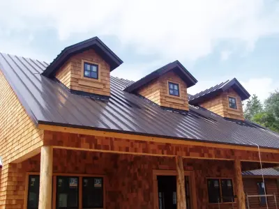 House with Brown Roof — Home Renovation & Remodeling Services project by Streamline Roofing & Construction, Inc.