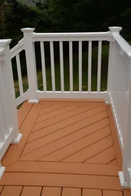Deck and Fence for the Camp by Badin Lake Builders